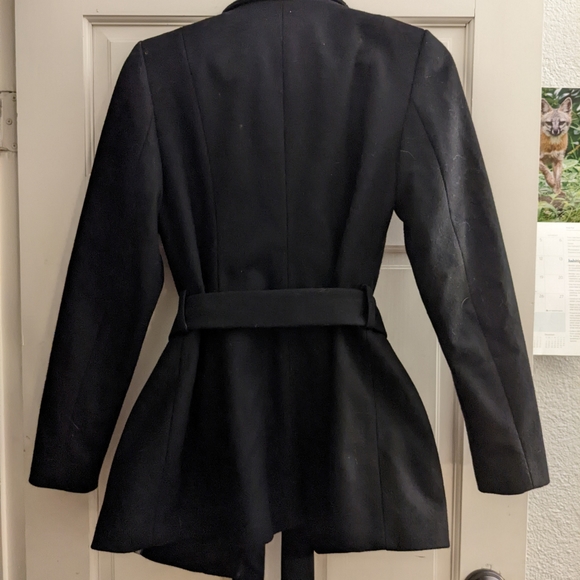 Ted Baker Rosess Short Wool Wrap Coat Ted 0/US 2 ***REPAIRED*** - Picture 6 of 9